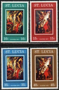 St. Lucia Sc #290-293 Mint Hinged