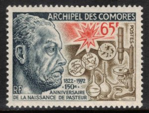 COMORO ISLAND 1972 Louis Pasteur; Scott 106; MNH