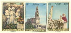 VATICAN 455-57 MNH BIN $0.75