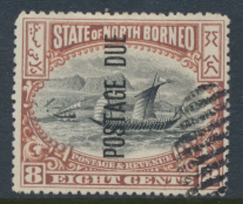 North Borneo Postage Due SG D19 SC# J16 *   CTO BBRC see details & scans      