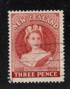 New Zealand Scott 303 used QE2 stamp