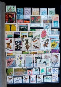 Wordwide Stamp Collection Lot of 1000 MNH, MH & Used Lighthouse Stock Book