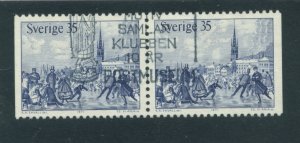 Sweden 907  Used pair (14