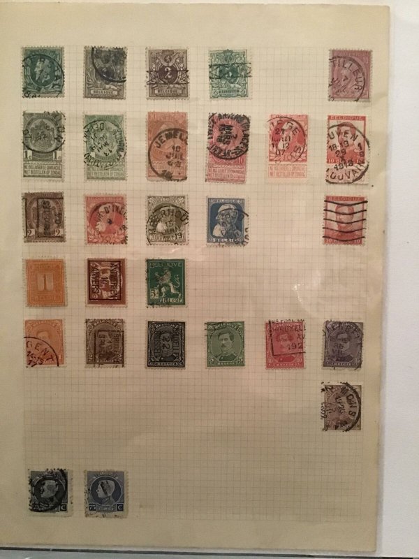 Belgium stamps sheet R24333