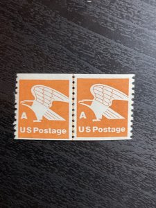 US SC# 1743 “A” Eagle Coil Pair MNH