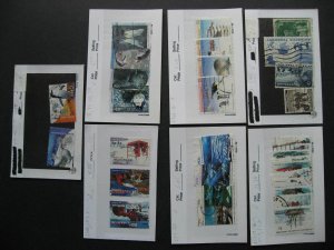 Australian Antarctic Territory used collection assembled in sales cards