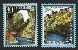 Yugoslavia Birds Water Resources Europa CEPT 2v 2001 MNH SC#2252-2253