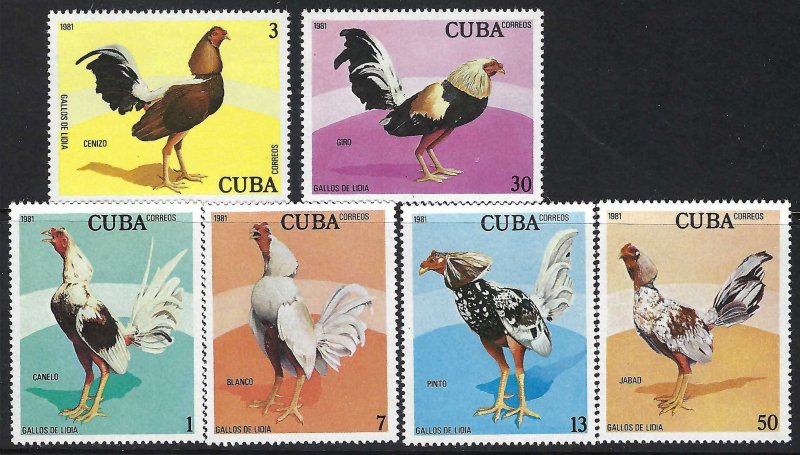 Cuba 2412-17 MNH BIRDS CH1-74-1