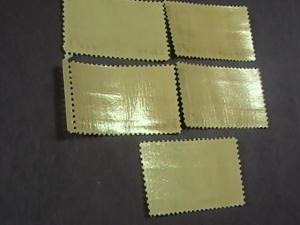 U.S.# 785-789-MINT NEVER/HINGED--COMPLETE SET--ARMY ISSUES--1936-37