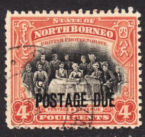 North Borneo Scott J43 F to VF postally used.  FREE...