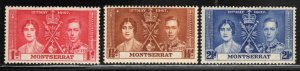 Montserrat # 89-91 ~ Cplt Set of 3 ~ Unused, HMR, MX