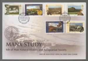 Isle of Man -  2006 Manx Study, Natural history,  set of 6  on FDC