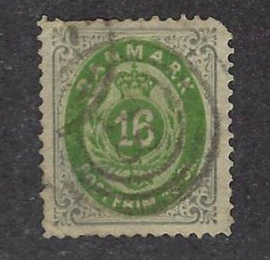 Denmark SC#20 Used F-VF hr nibbed corner SCV$175.00...fill a great Spot!