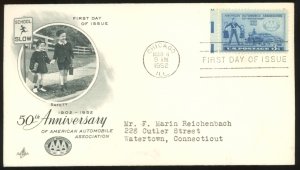 U.S. #1007 FDC F-VF