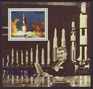 Paraguay C721 Space Souvenir Sheet MNH VF