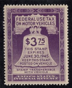 U.S. - RV33 - EXTRA FINE -  Hinged