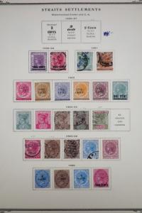 Straits Settlements Mint and Used Stamp Collection