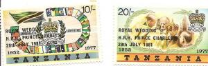 Tanzania 179-80 MNH