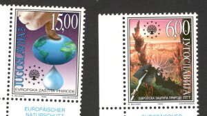 YUGOSLAVIA-MNH SET-EUROPEAN NATURE PROTECTION-1999.