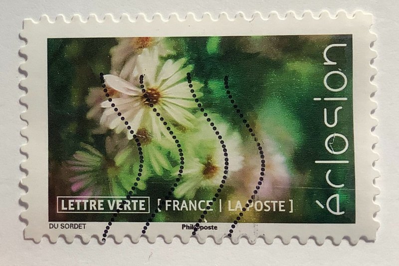 France 2019 Scott 5643 used - Eclosions, Flowers In Bloom