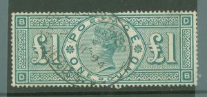 Great Britain #124 Used Single (Queen)