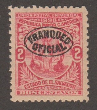 El Salvador O130 Allegory of Central American Union - MNH