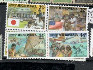 MICRONESIA   SC 59-62, C37-38   MNH   P0321F  H