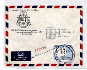 PARAGUAY Missionary Vehicles CHACO Air Mail MIVA Austria Cover 1991 CM376