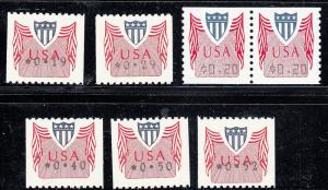 US Computer Vended MNH Stamps