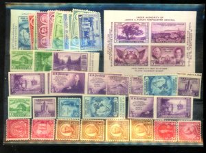 US MINT GROUP FVF OG MIXED MINGING