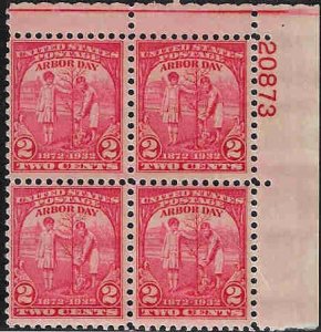 717 Mint,OG,NH...  Plate Block of 4... SCV $7.00