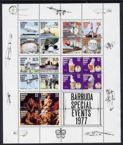Barbuda 1977 Special Events m/sheet unmounted mint, SG MS...