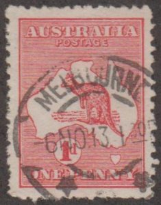 Australia Scott #2 Stamp - Used Single