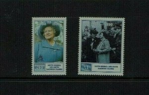 South Georgia: 1990, Queen Elizabeth The Queen Mother, 90th Birthday, MNH set