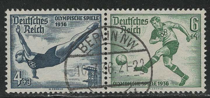 Germany Scott # B83, B84, used, se-tenant, Mi # W103