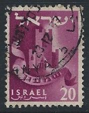 Israel  Scott # 106  used  single