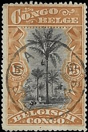 BELGIAN CONGO   #43 USED (1)