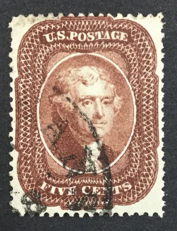 US #28 USED $1,100 LOT #365