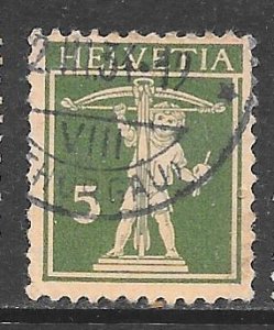 Switzerland 161: 5c William Tell's Son, used, F-VF