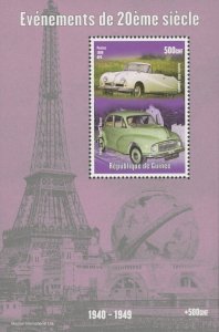 20th Century Events Austin A90 Atlantic Morris Minor Cars Sov. Sheet MNH