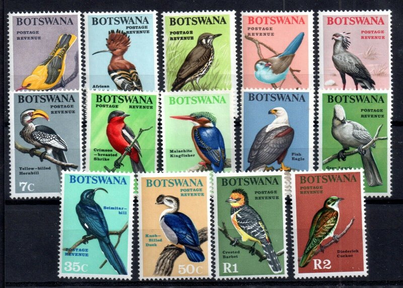 Botswana 1967 Birds MNH complete set SG220-233 WS17257