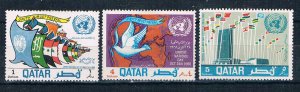 Qatar 160-62 MH Headquarters 1968 (Q0040)