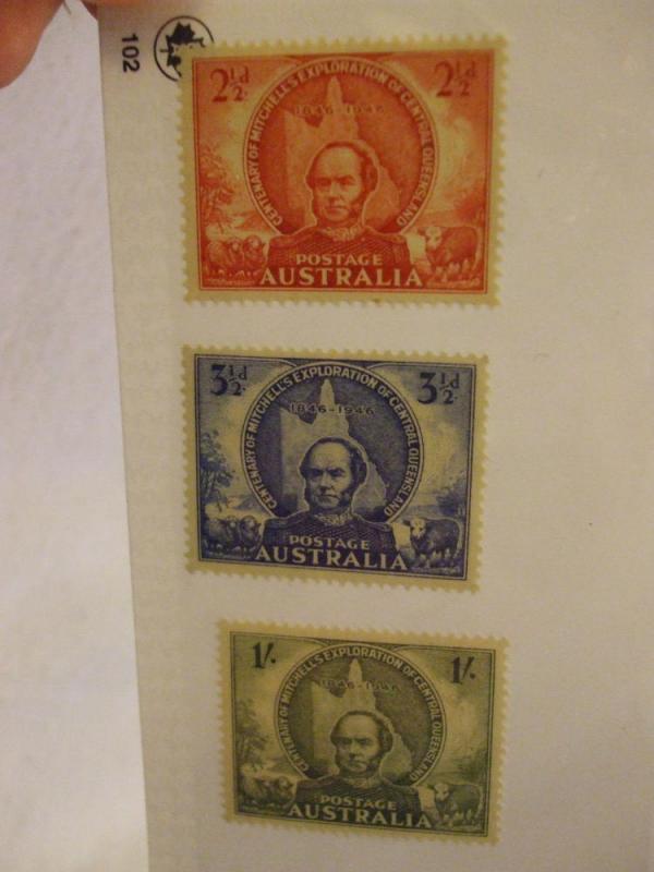 Australia #203-205 mlh 