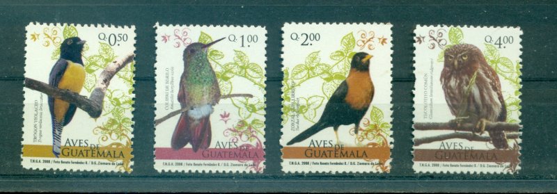 Guatemala - Sc# 592-5. 2008 Birds. MNH. $4.00.