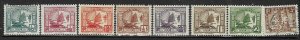 Indo-China  #143-150  (U&M)  CV $2.00