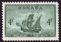 Canada #282 Used - 1949 4c. - Boats and Ships