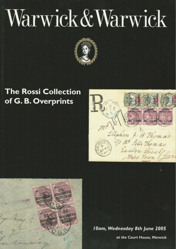 Rossi Collection of G.B. Overprints, Warwick & Warwick, Catalog, June 8, 2005