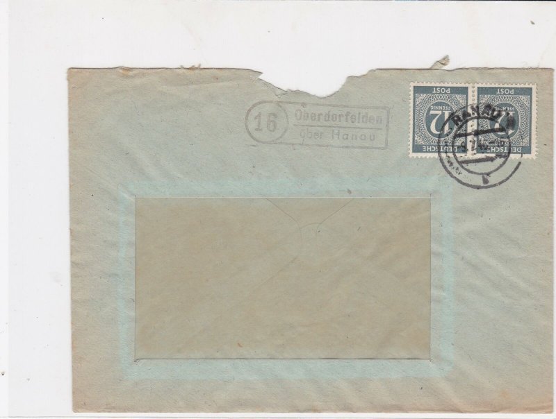 germany 1946 allied occupation stamps cover ref 18687