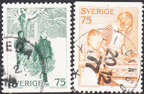 Sweden #1225-1230 Used Set