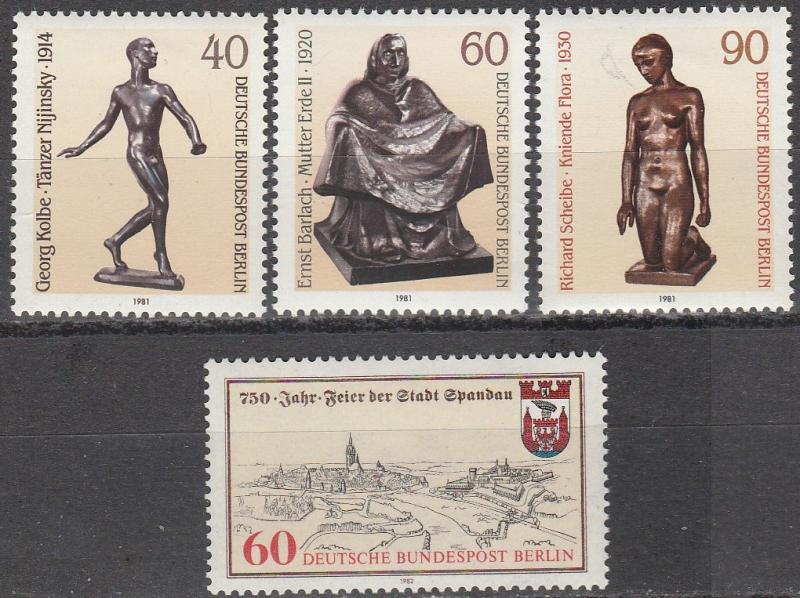 Germany #9N468-71 F-VF Unused  CV $3.95 (A16411)